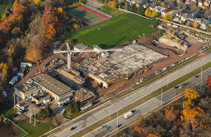 Aerial view of urban landscape