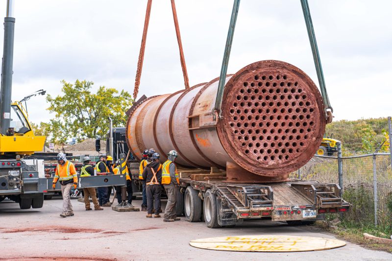 Workers at a construction site
